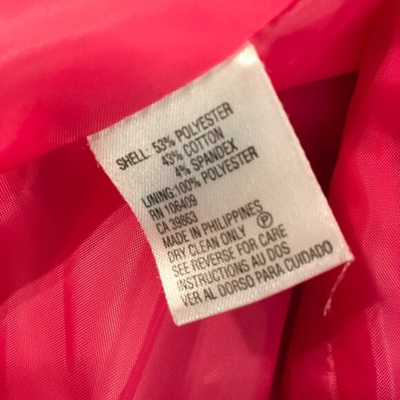 Tahari Fuchsia Pink Skirt Suit Sz 12 - Picture 9 of 10